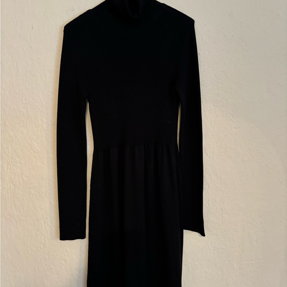 Vintage DKNY wool turtleneck dress